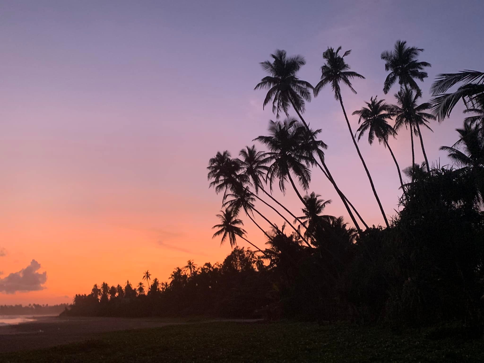 Coucher de soleil sri lankais PAYSAGE SRI LANKAISpied