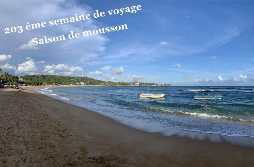 entete saison de mousson Unawatuna Sri Lanka