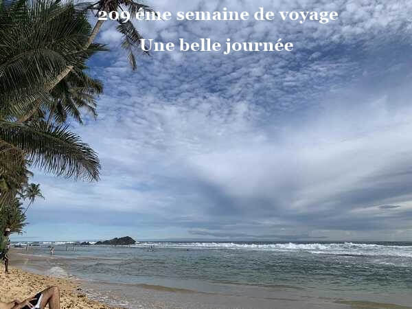 Une belle journee s'annonce a Unawatuna Sri Lanka