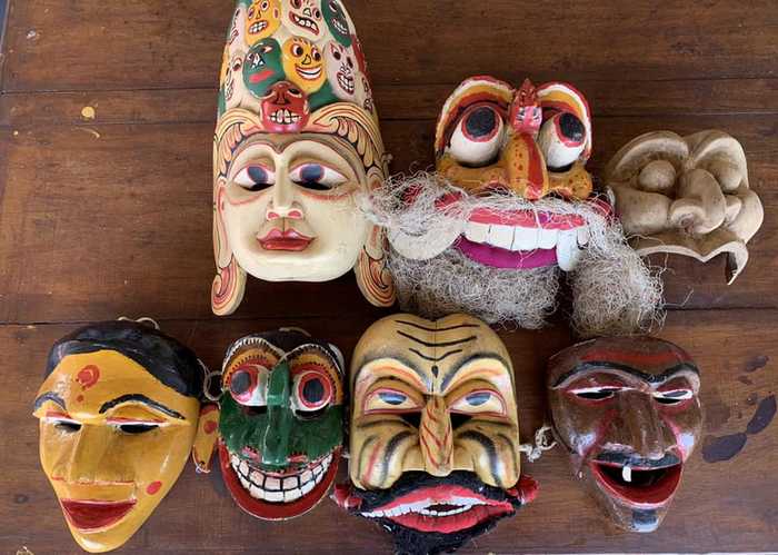 les masques en bois